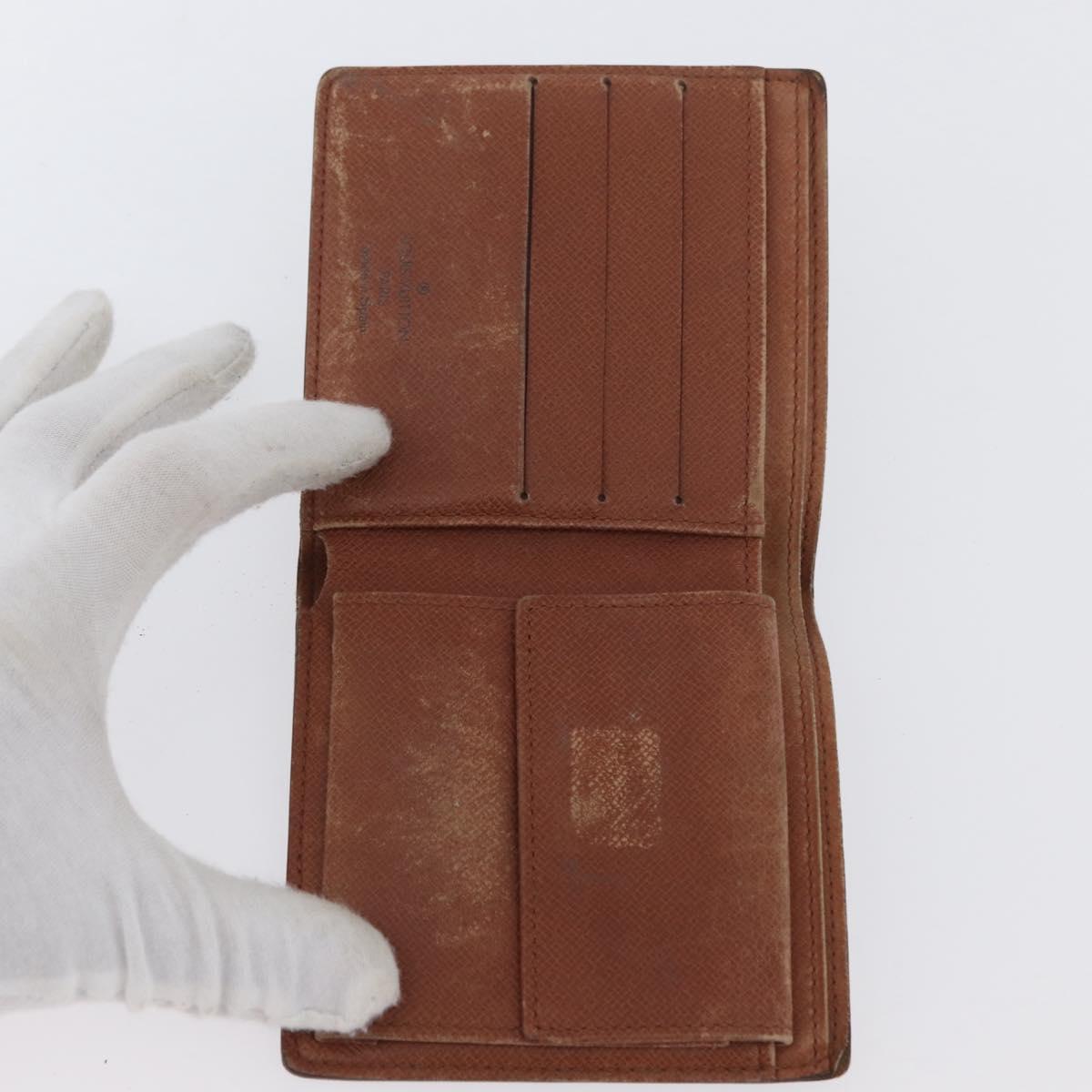 LOUIS VUITTON Monogram Portefeuille Marco Bifold Wallet M61675 LV Auth BA11520