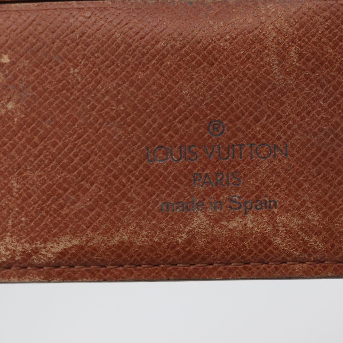 LOUIS VUITTON Monogram Portefeuille Marco Bifold Wallet M61675 LV Auth BA11520