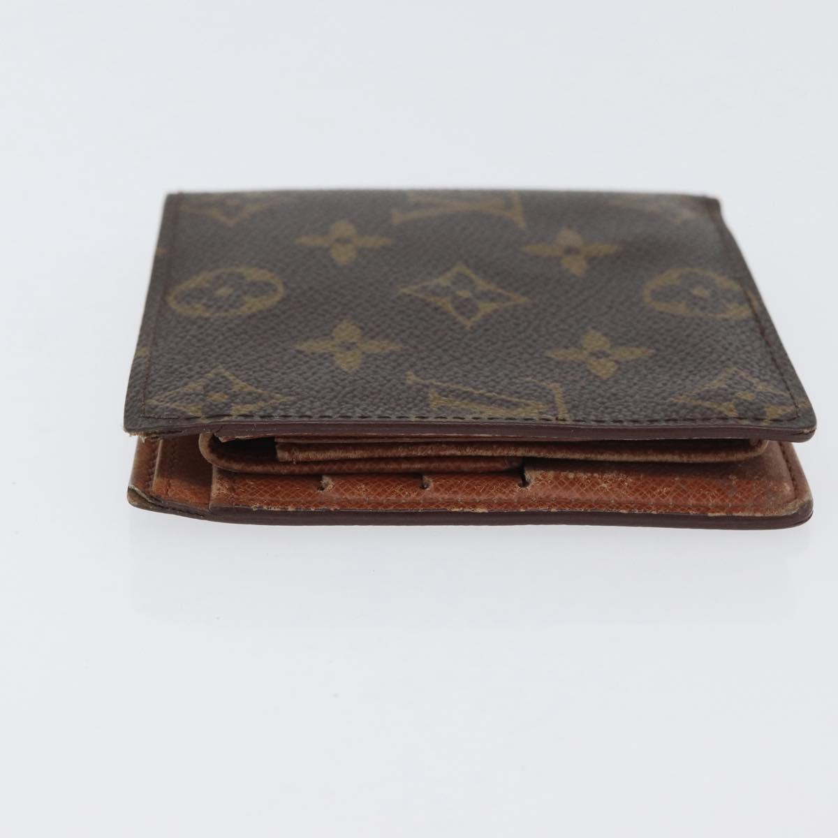 LOUIS VUITTON Monogram Portefeuille Marco Bifold Wallet M61675 LV Auth BA11520