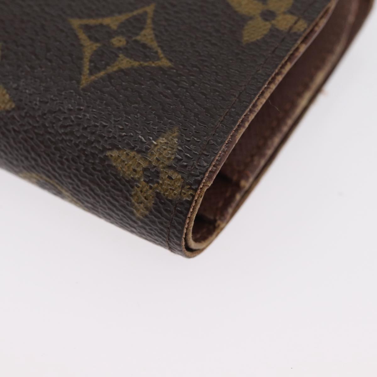 LOUIS VUITTON Monogram Porte Monnaie Billets Viennois Wallet M61663 Auth BA11522