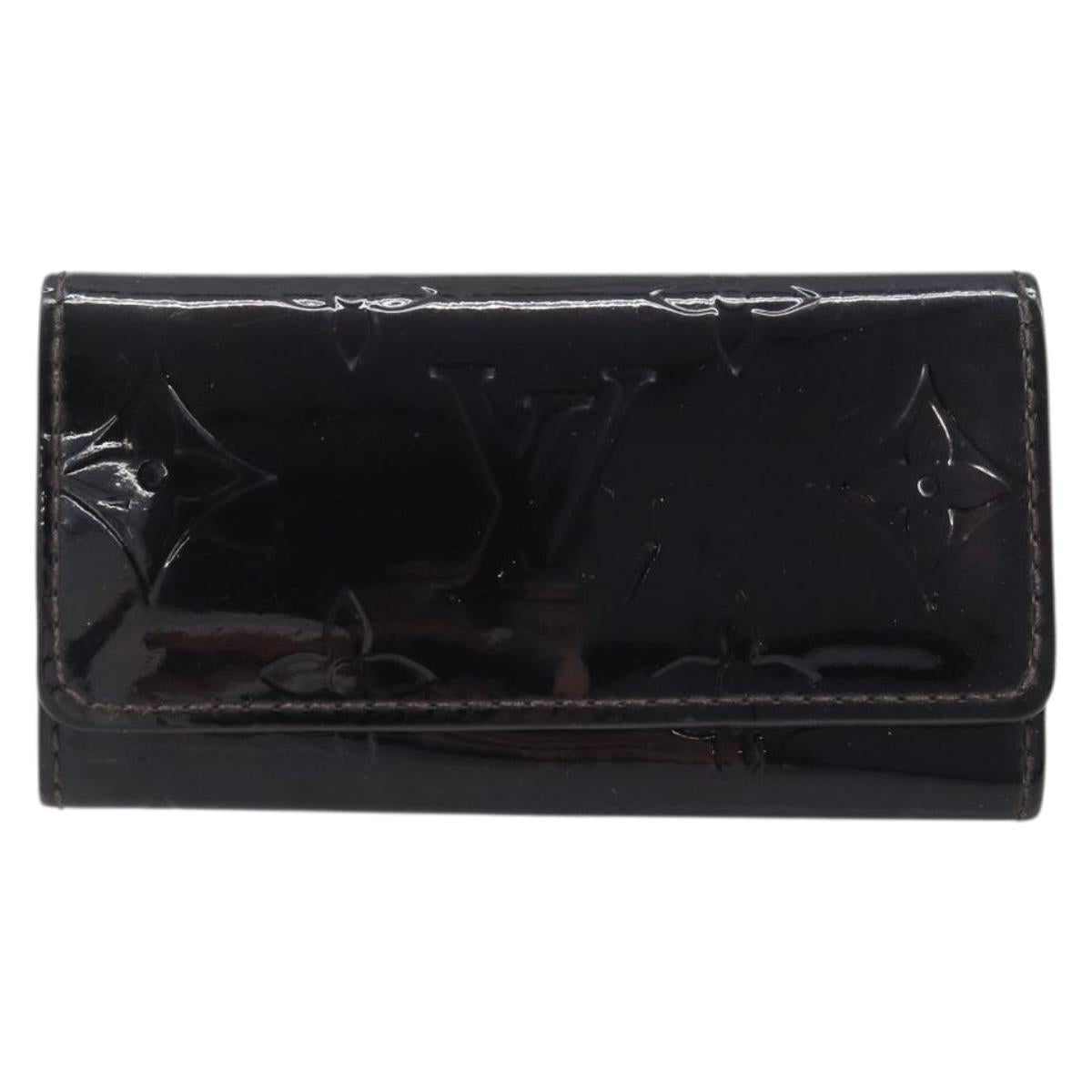 LOUIS VUITTON Vernis Multicles 4 Key Case Amarrant M93517 LV Auth BA11523