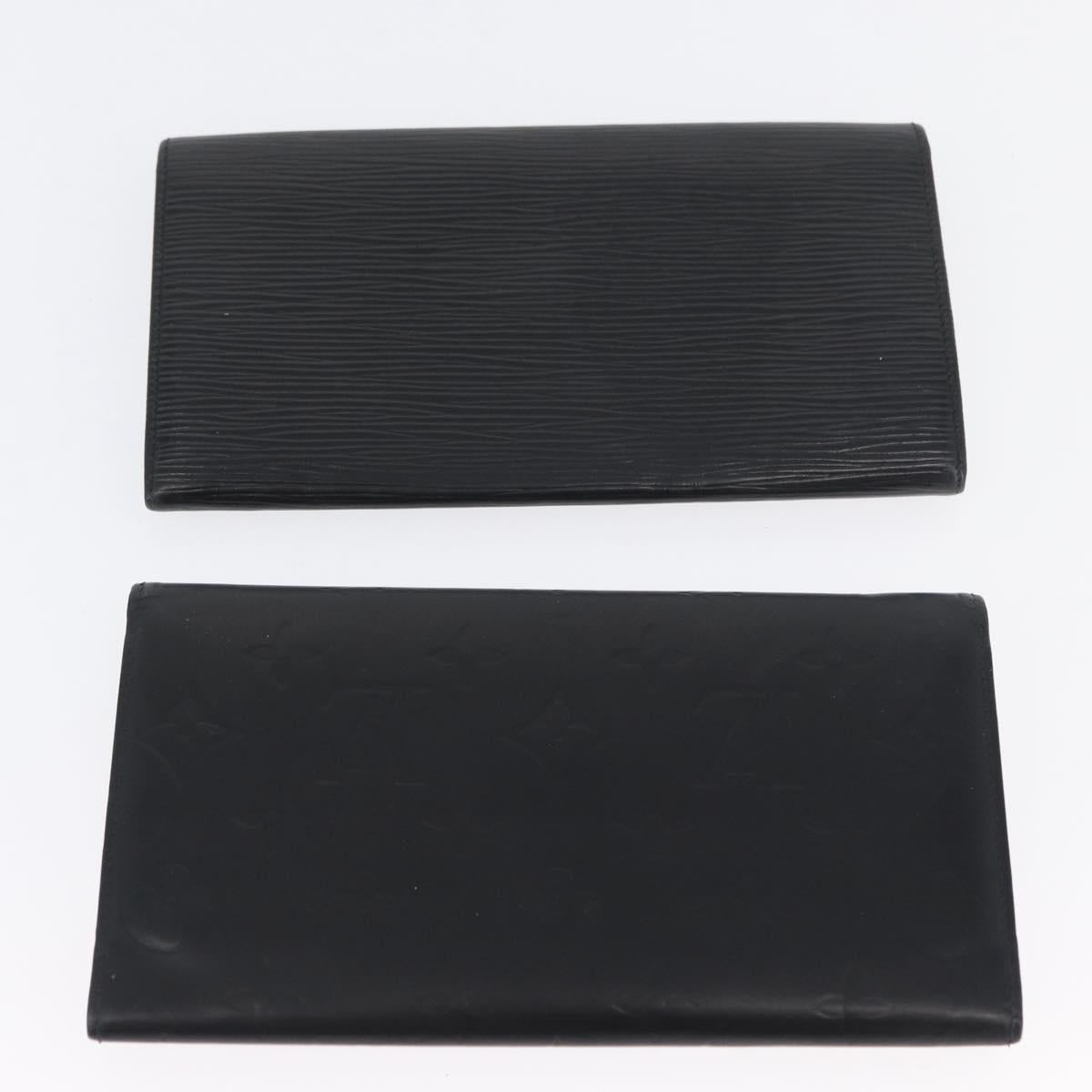 LOUIS VUITTON Monogram Epi LV Cup Leather 7 Set Blue Black Red LV Auth BA11526