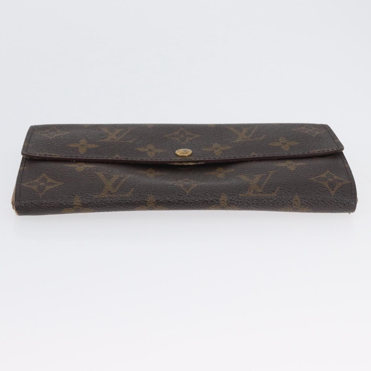 LOUIS VUITTON Monogram Damier Ebene Long Wallet 5 Set LV Auth BA11527