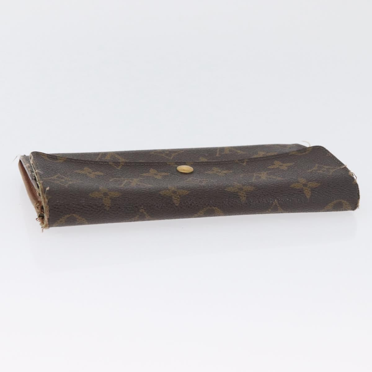 LOUIS VUITTON Monogram Damier Ebene Long Wallet 5 Set LV Auth BA11527
