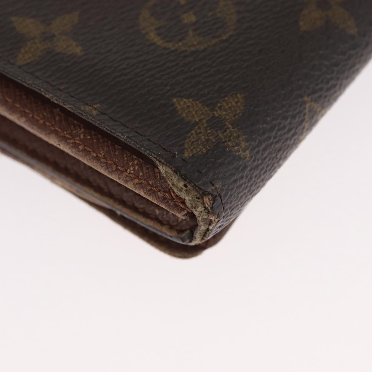 LOUIS VUITTON Monogram Damier Ebene Wallet 6 Set LV Auth BA11528