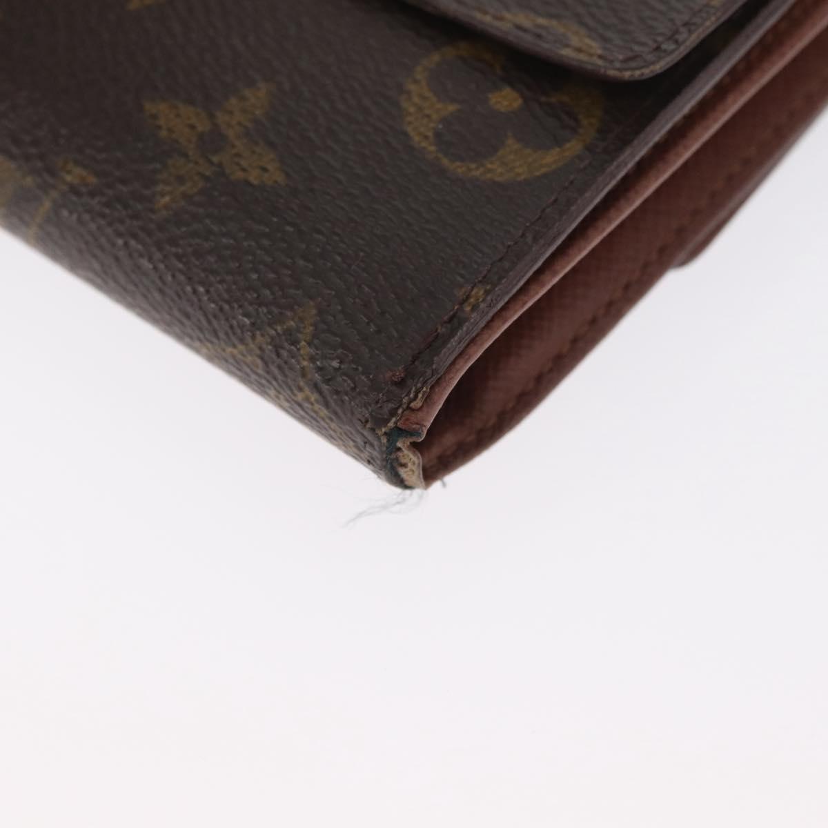 LOUIS VUITTON Monogram Damier Ebene Wallet 6 Set LV Auth BA11528