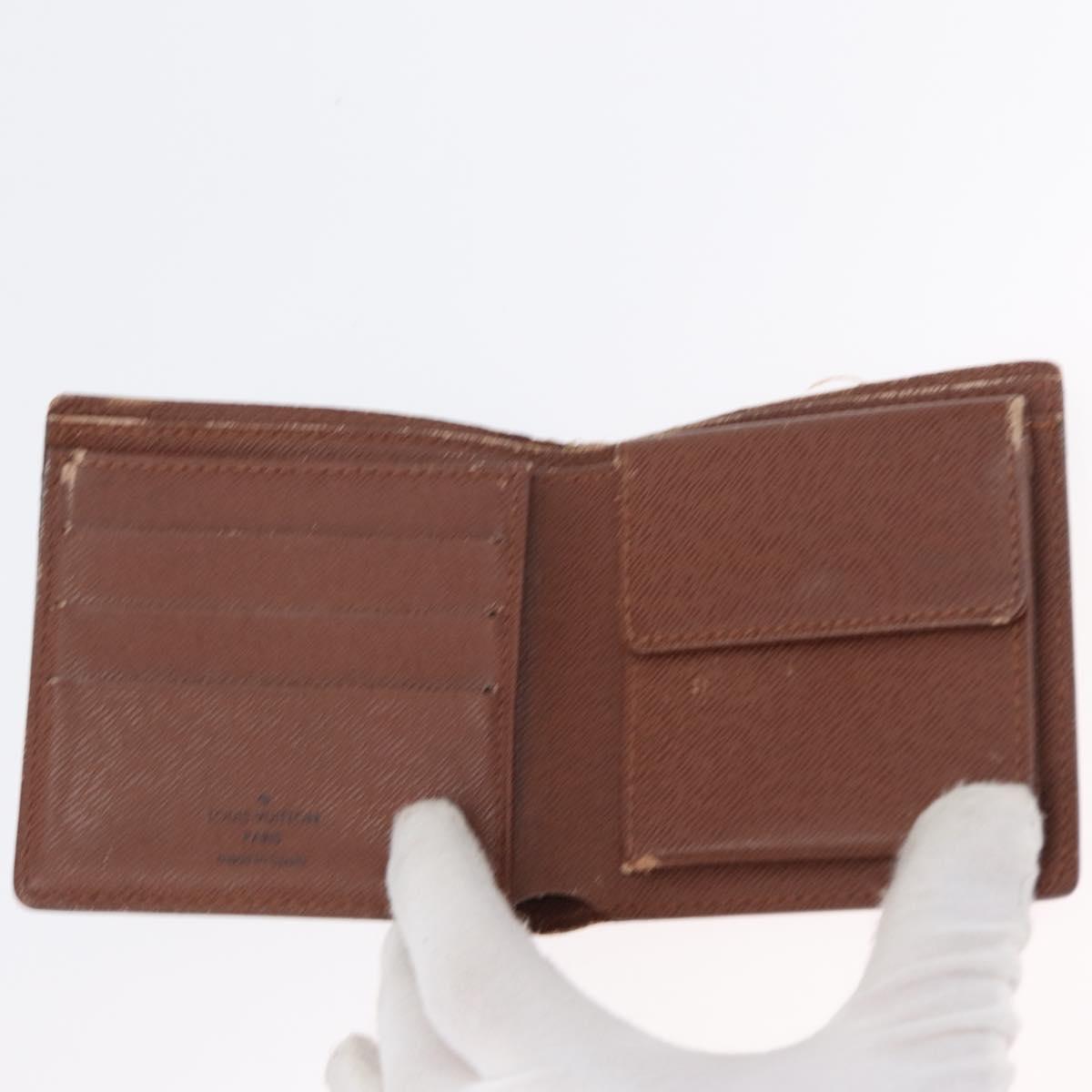 LOUIS VUITTON Monogram Damier Ebene Wallet 8 sets LV Auth BA11529