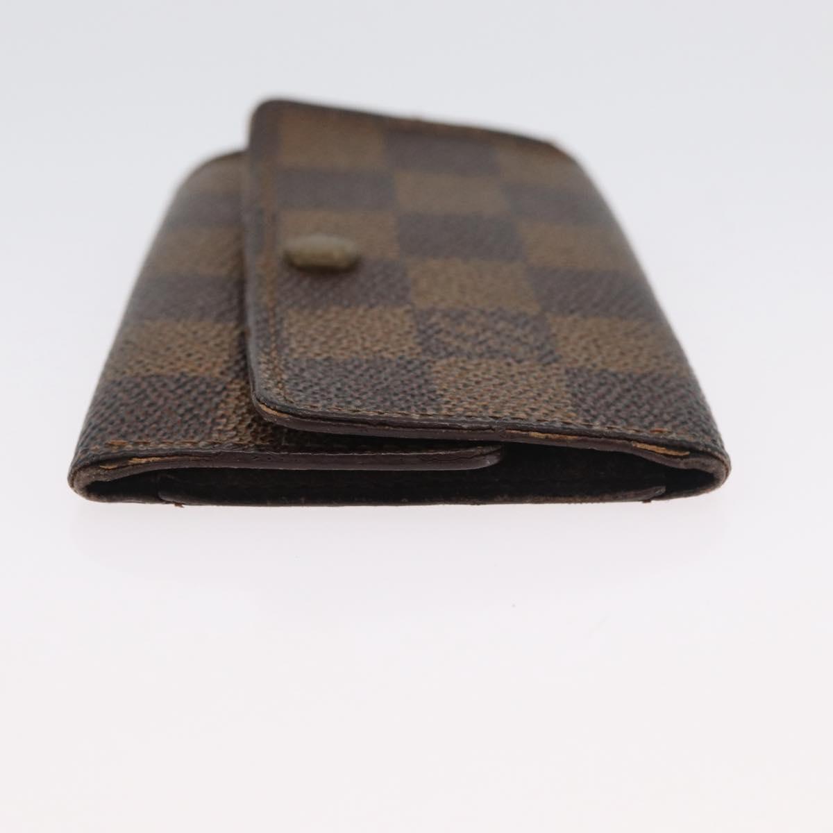 LOUIS VUITTON Monogram Damier Ebene Wallet 8 sets LV Auth BA11529