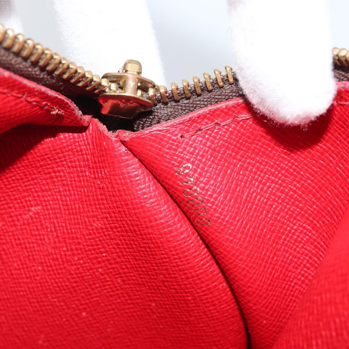 LOUIS VUITTON Damier Ebene Papillon 26 Hand Bag M51304 LV Auth BA11534