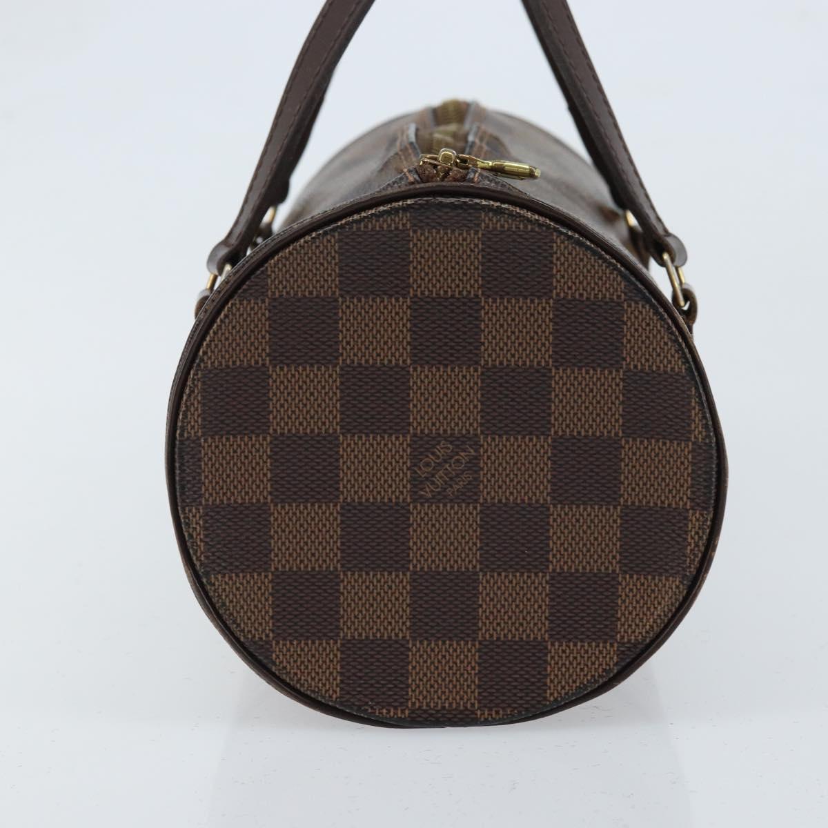 LOUIS VUITTON Damier Ebene Papillon 26 Hand Bag M51304 LV Auth BA11534