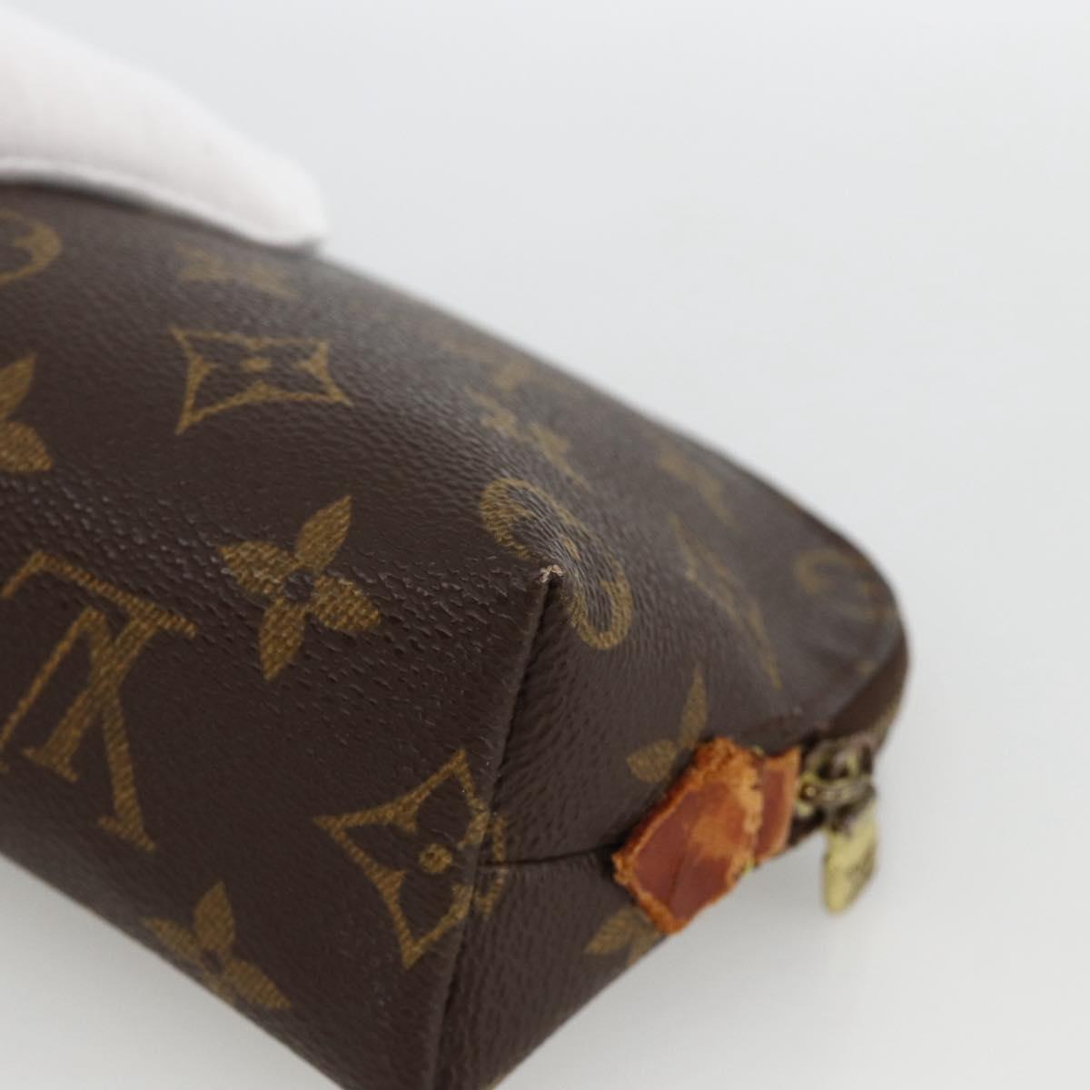 LOUIS VUITTON Monogram Pochette Cosmetic PM Pouch M43998 LV Auth BA11540