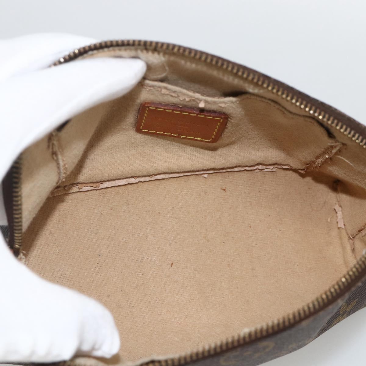 LOUIS VUITTON Monogram Pochette Cosmetic PM Pouch M43998 LV Auth BA11540