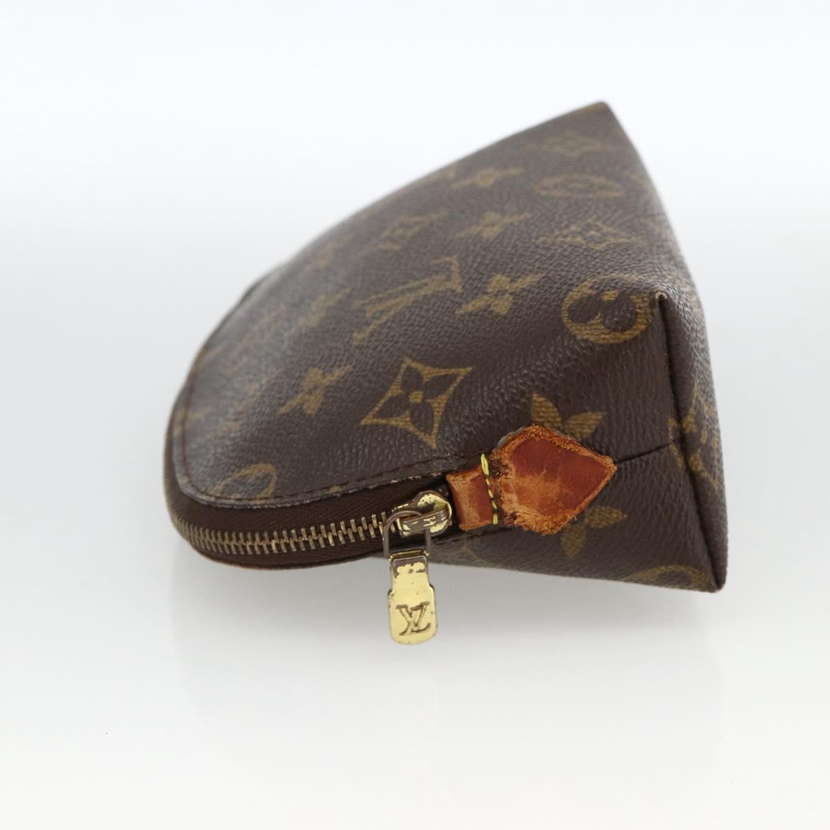 LOUIS VUITTON Monogram Pochette Cosmetic PM Pouch M43998 LV Auth BA11540