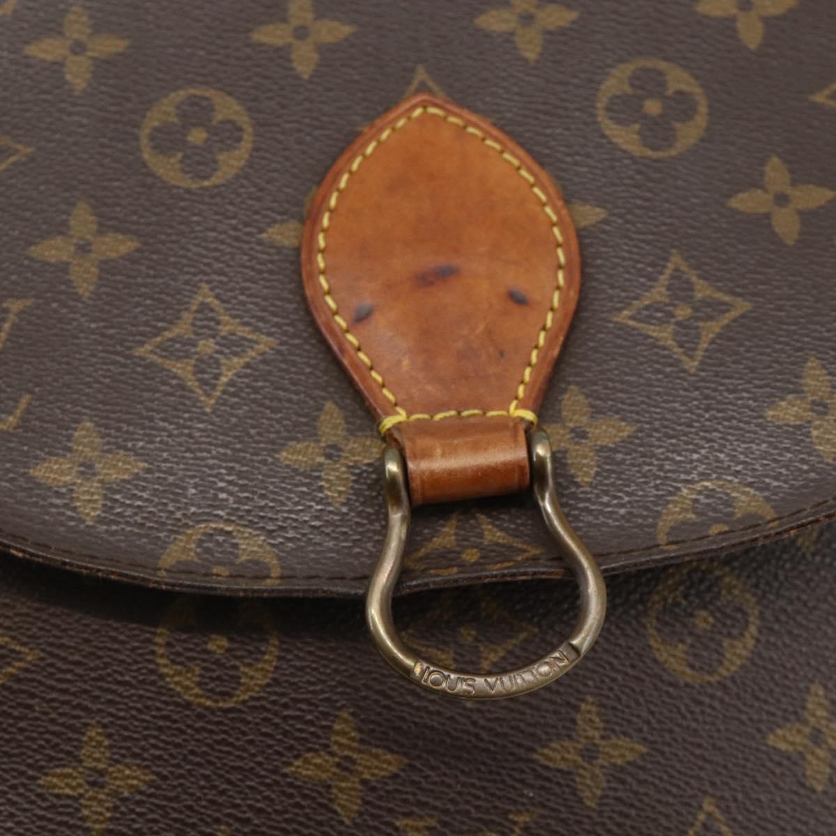 LOUIS VUITTON Monogram Saint Cloud GM Shoulder Bag M51242 LV Auth BA11542