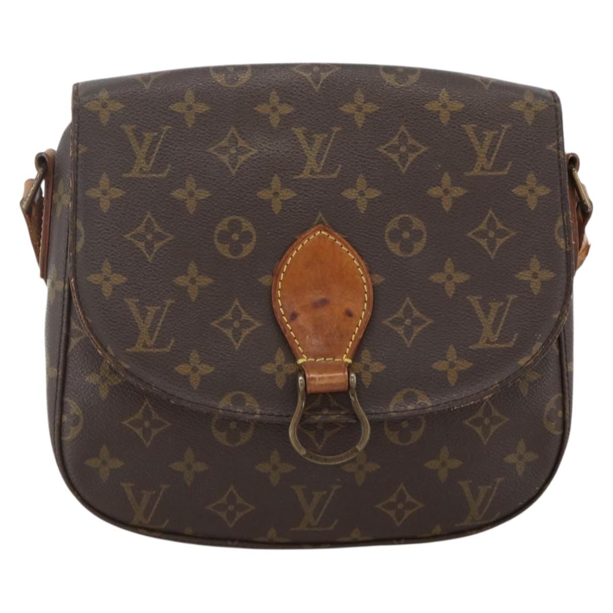 LOUIS VUITTON Monogram Saint Cloud GM Shoulder Bag M51242 LV Auth BA11542