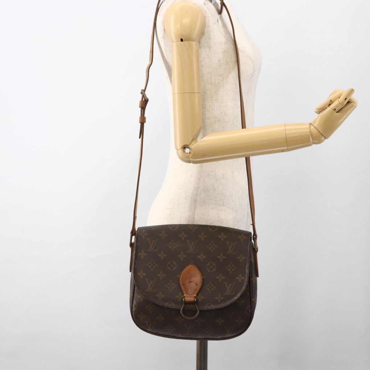 LOUIS VUITTON Monogram Saint Cloud GM Shoulder Bag M51242 LV Auth BA11542