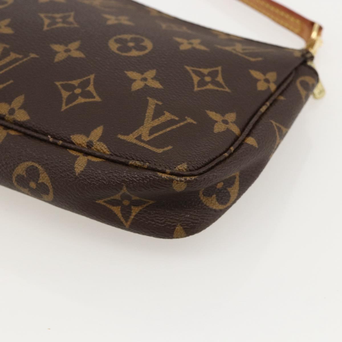 LOUIS VUITTON Monogram Pochette Accessoires Pouch M51980 LV Auth BA11544A