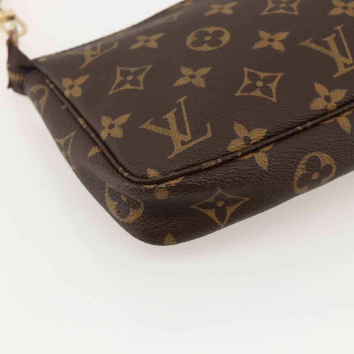 LOUIS VUITTON Monogram Pochette Accessoires Pouch M51980 LV Auth BA11544A