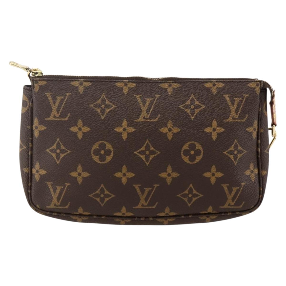 LOUIS VUITTON Monogram Pochette Accessoires Pouch M51980 LV Auth BA11544A