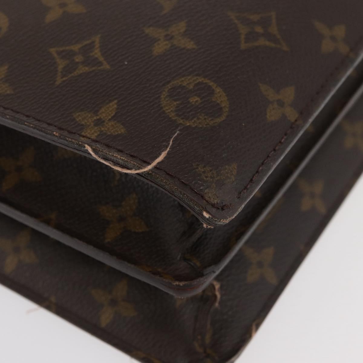 LOUIS VUITTON Monogram Serviette Conseiller Briefcase M53331 LV Auth BA11548