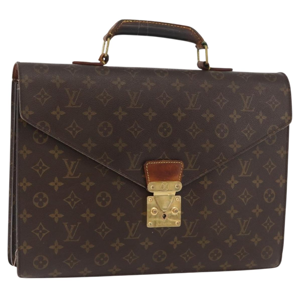 LOUIS VUITTON Monogram Serviette Conseiller Briefcase M53331 LV Auth BA11548