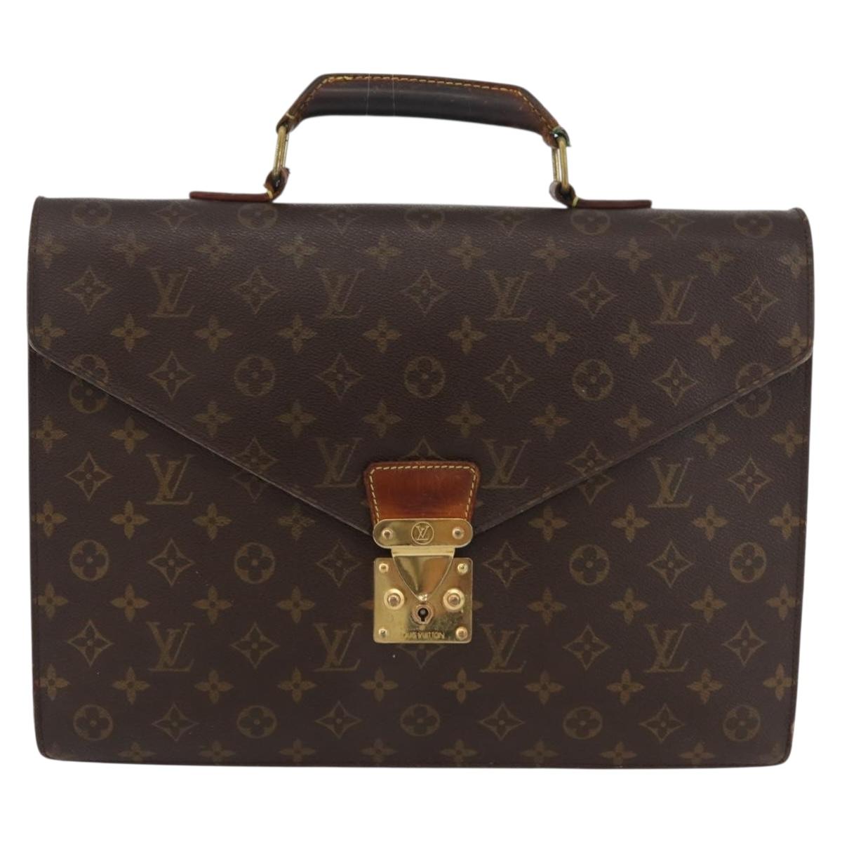 LOUIS VUITTON Monogram Serviette Conseiller Briefcase M53331 LV Auth BA11548