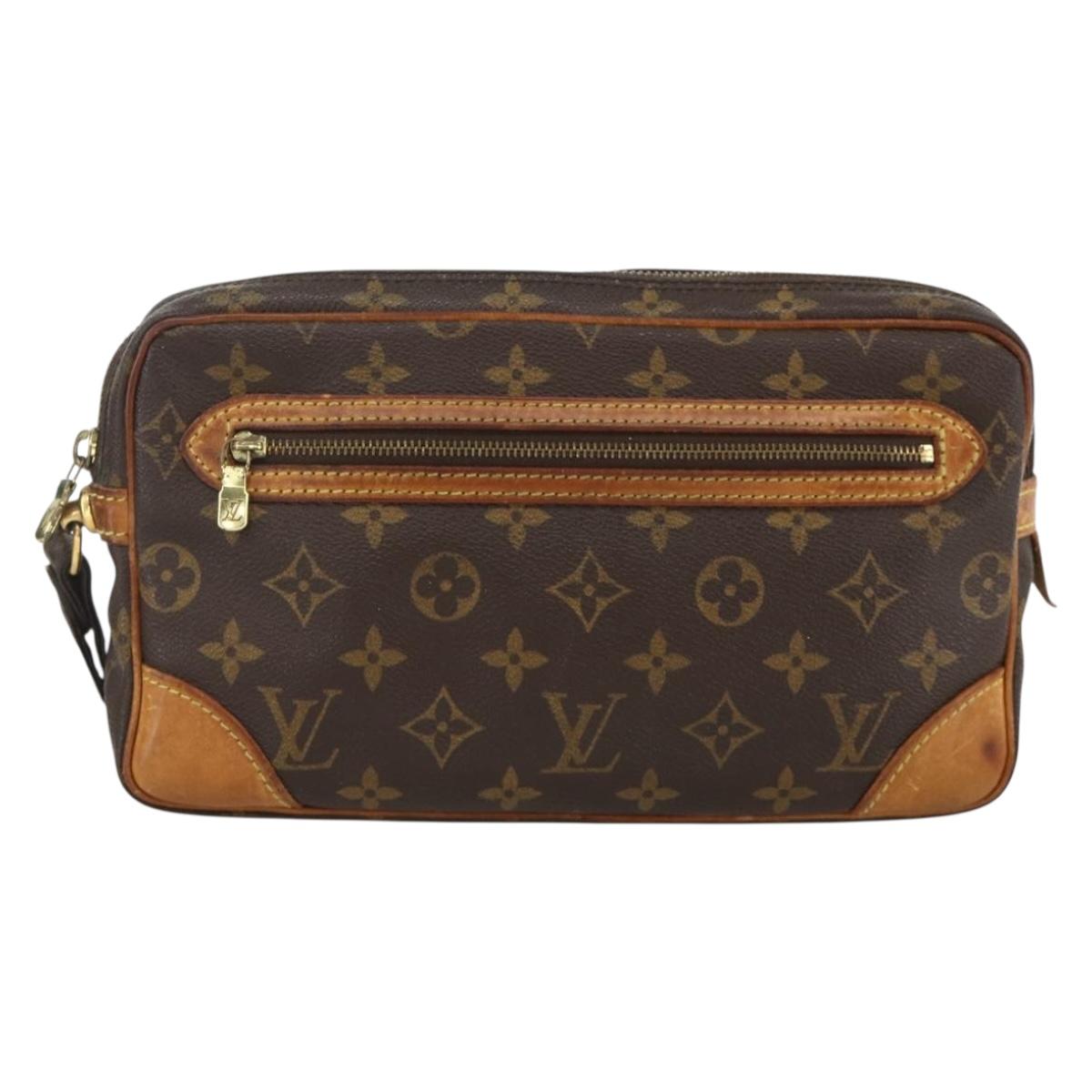 LOUIS VUITTON Monogram Marly Dragonne GM Clutch Bag M51825 LV Auth BA11549