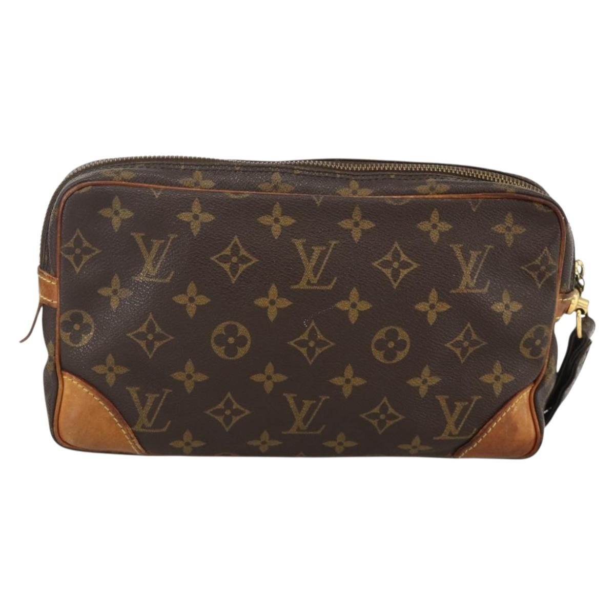 LOUIS VUITTON Monogram Marly Dragonne GM Clutch Bag M51825 LV Auth BA11549