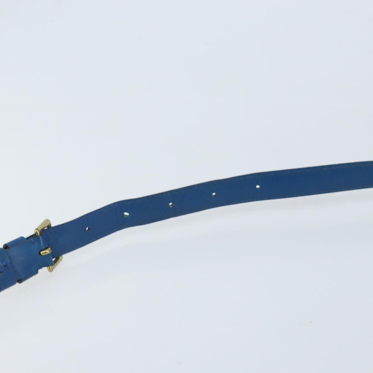 LOUIS VUITTON Epi Saint Cloud GM Shoulder Bag Toledo Blue M52195 LV Auth BA11551