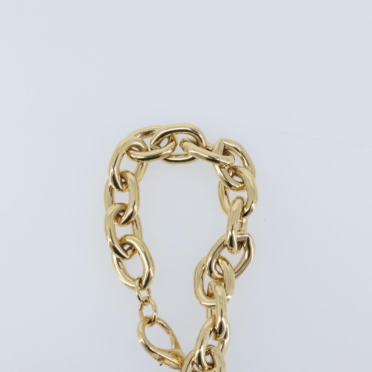 GIVENCHY Key Holder metal Gold Tone Auth BA11586