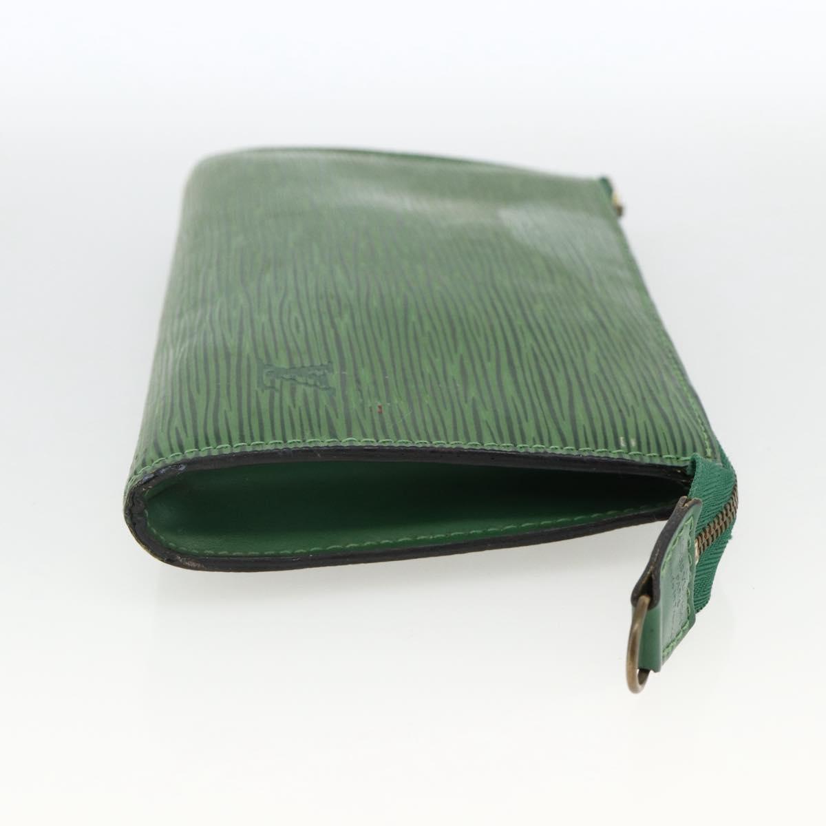 LOUIS VUITTON Epi Pochette Accessoires ¥ Pouch Green M52984 LV Auth BA11600