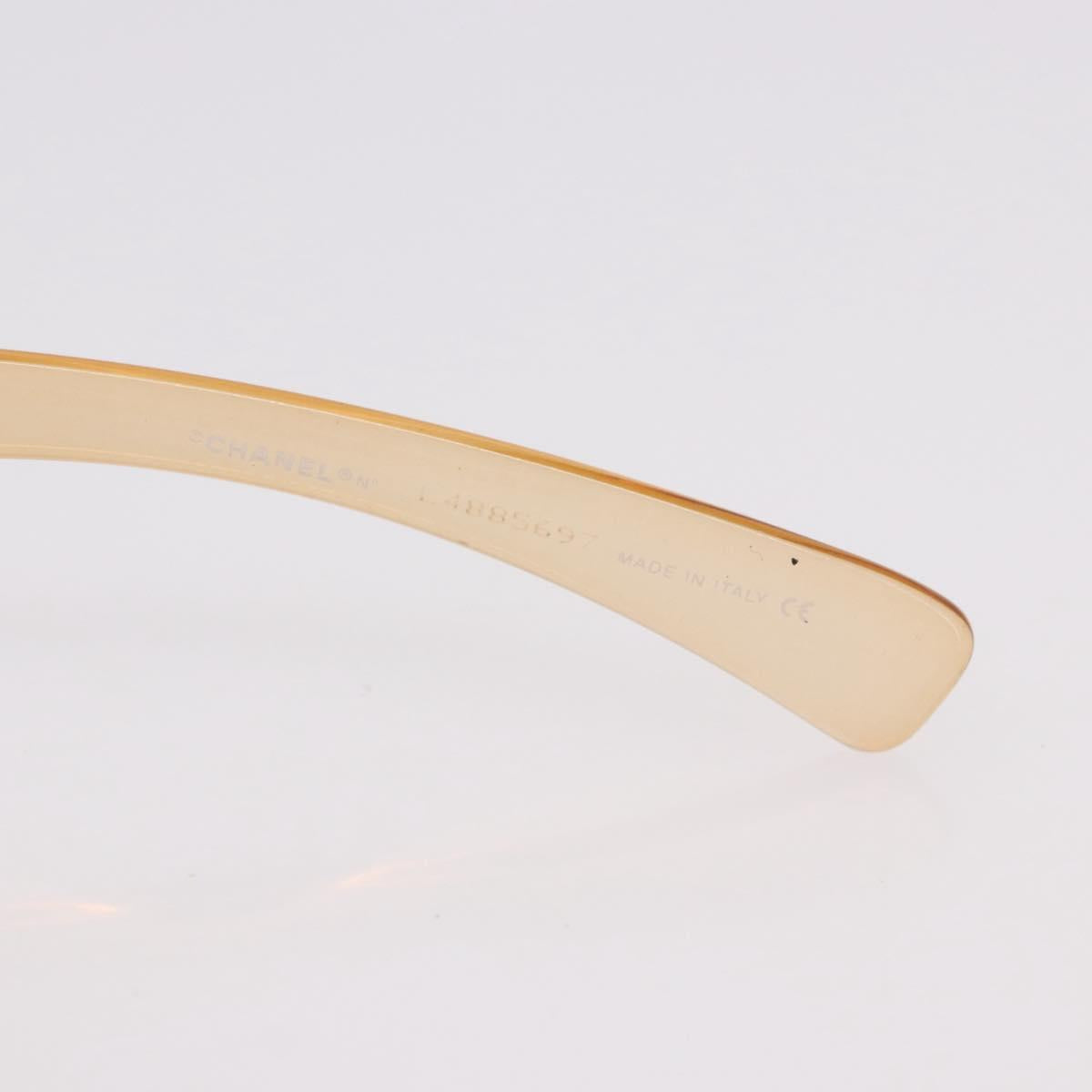 CHANEL Sunglasses plastic Brown CC Auth BA11608