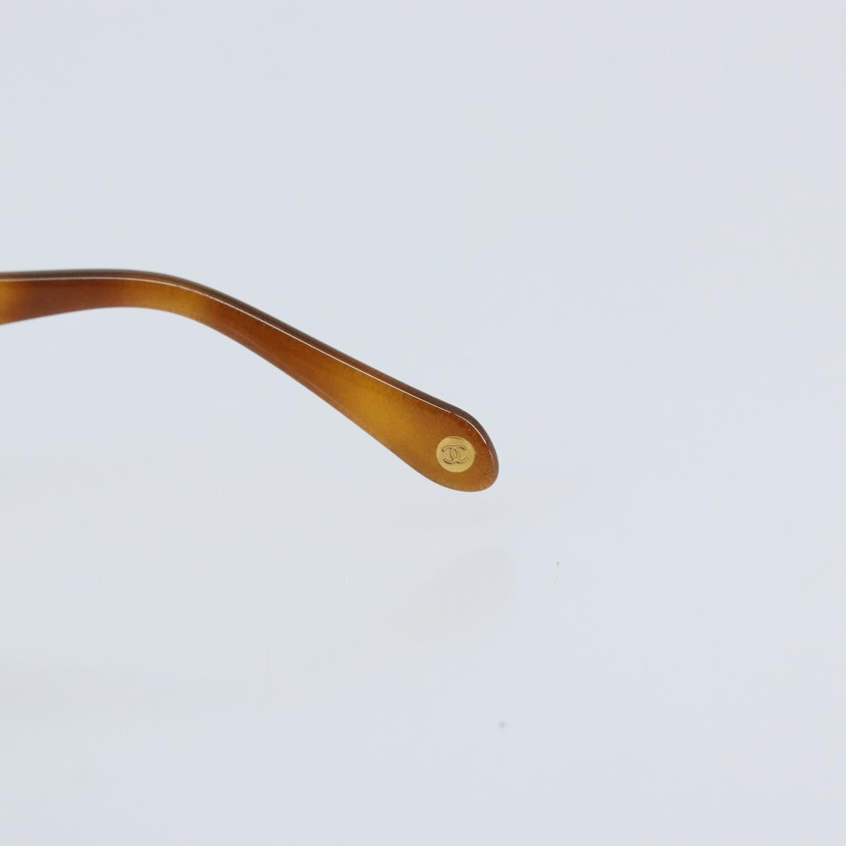 CHANEL Sunglasses plastic Brown CC Auth BA11609