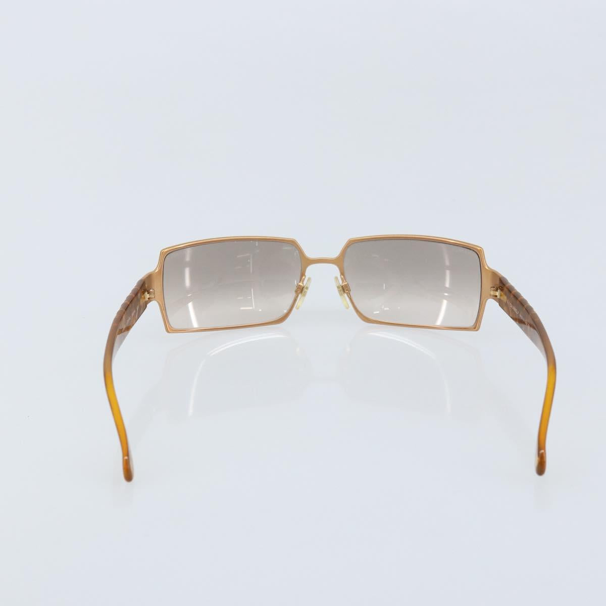 CHANEL Sunglasses plastic Brown CC Auth BA11609