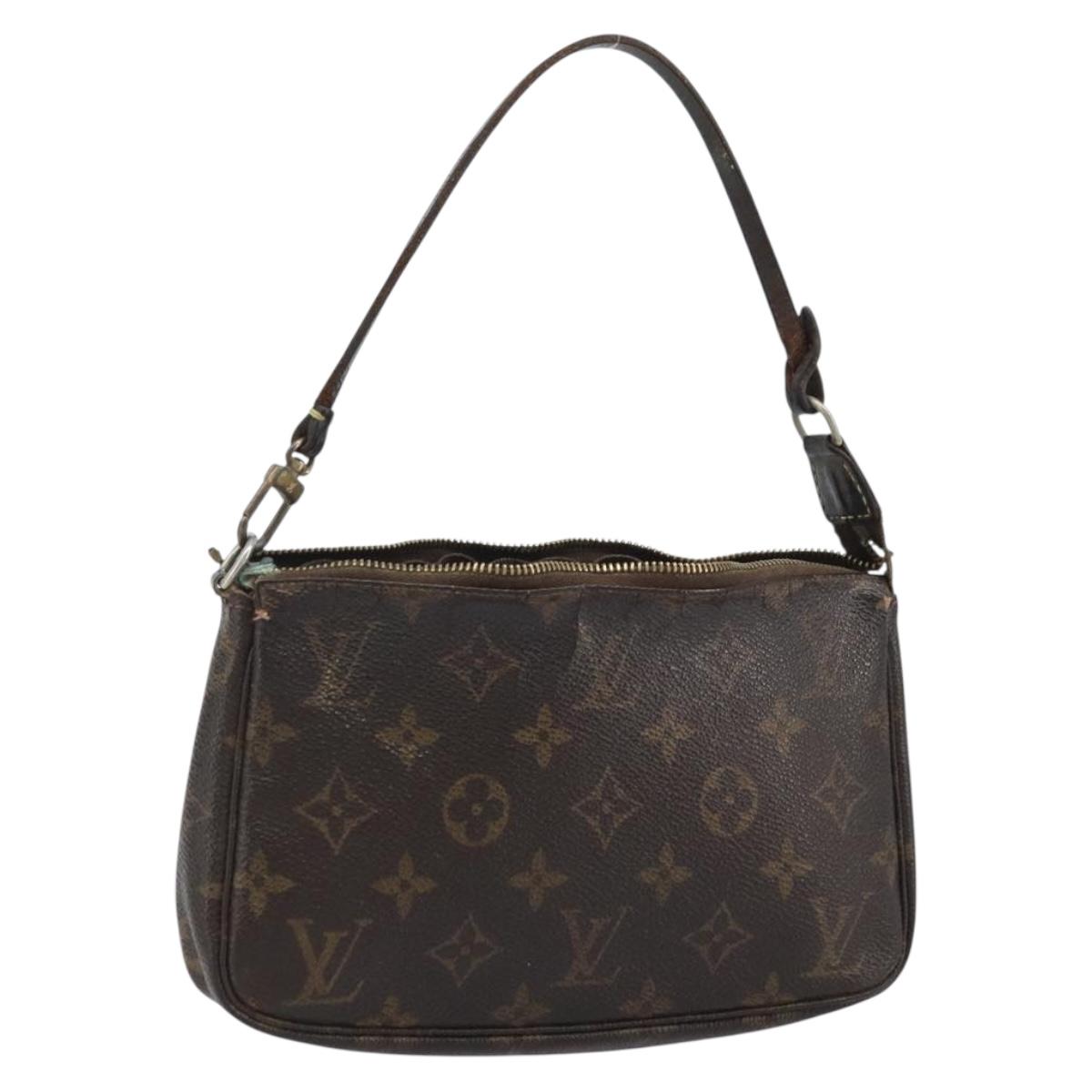 LOUIS VUITTON Monogram Pochette Accessoires Pouch M51980 LV Auth BA11611