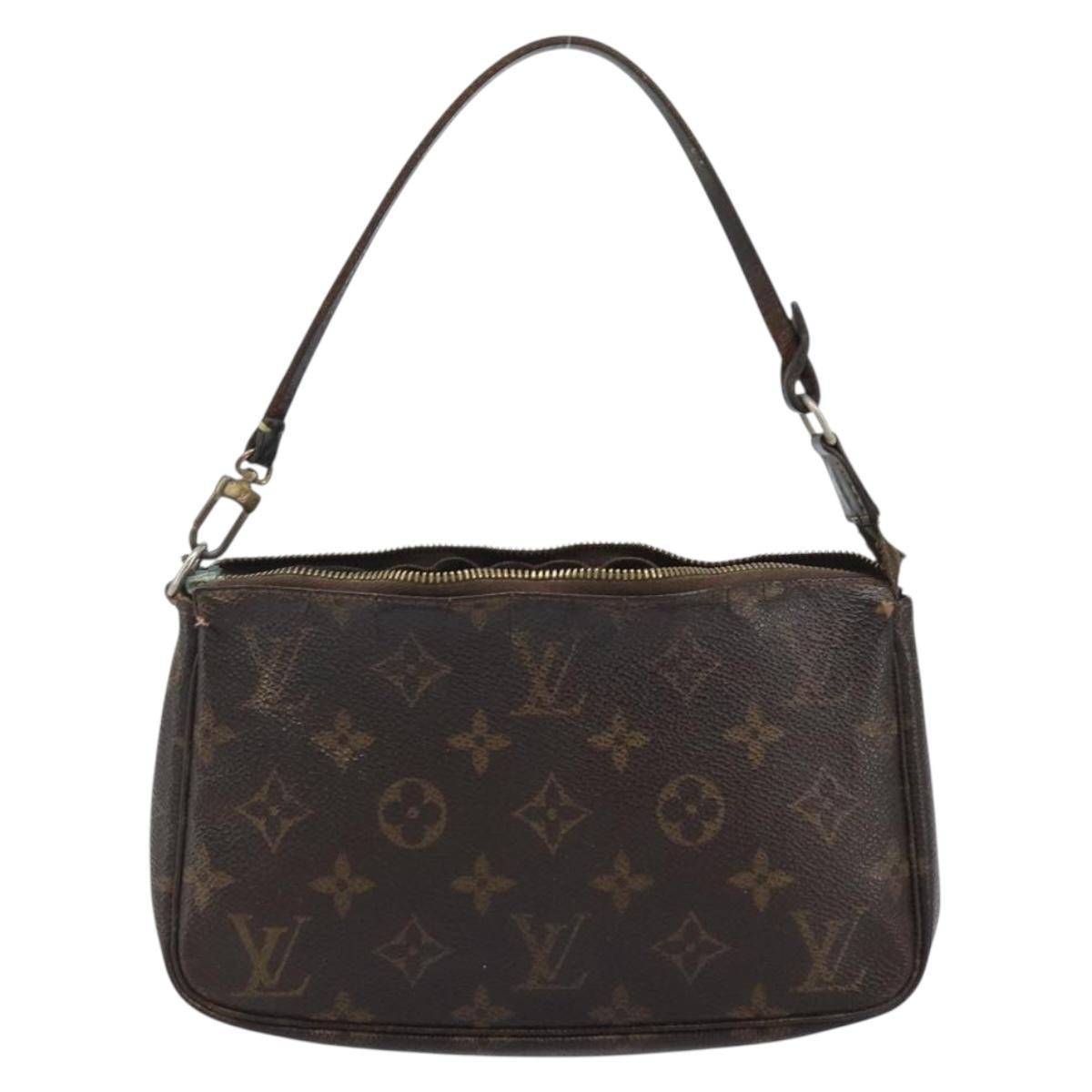 LOUIS VUITTON Monogram Pochette Accessoires Pouch M51980 LV Auth BA11611
