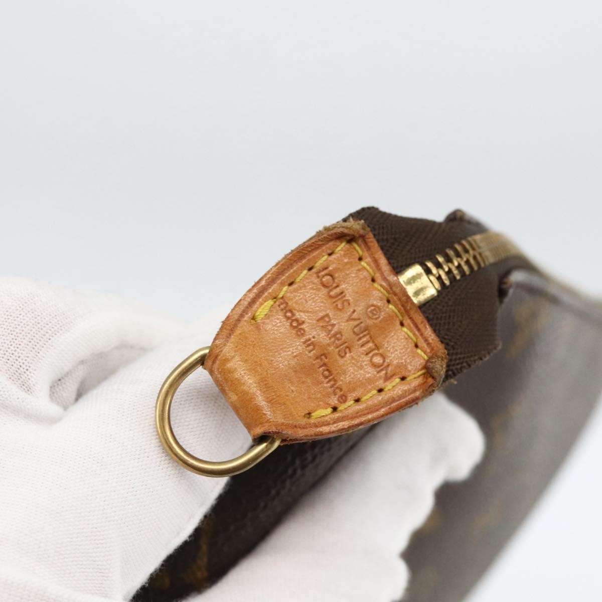 LOUIS VUITTON Monogram Pochette Accessoires Pouch M51980 LV Auth BA11614