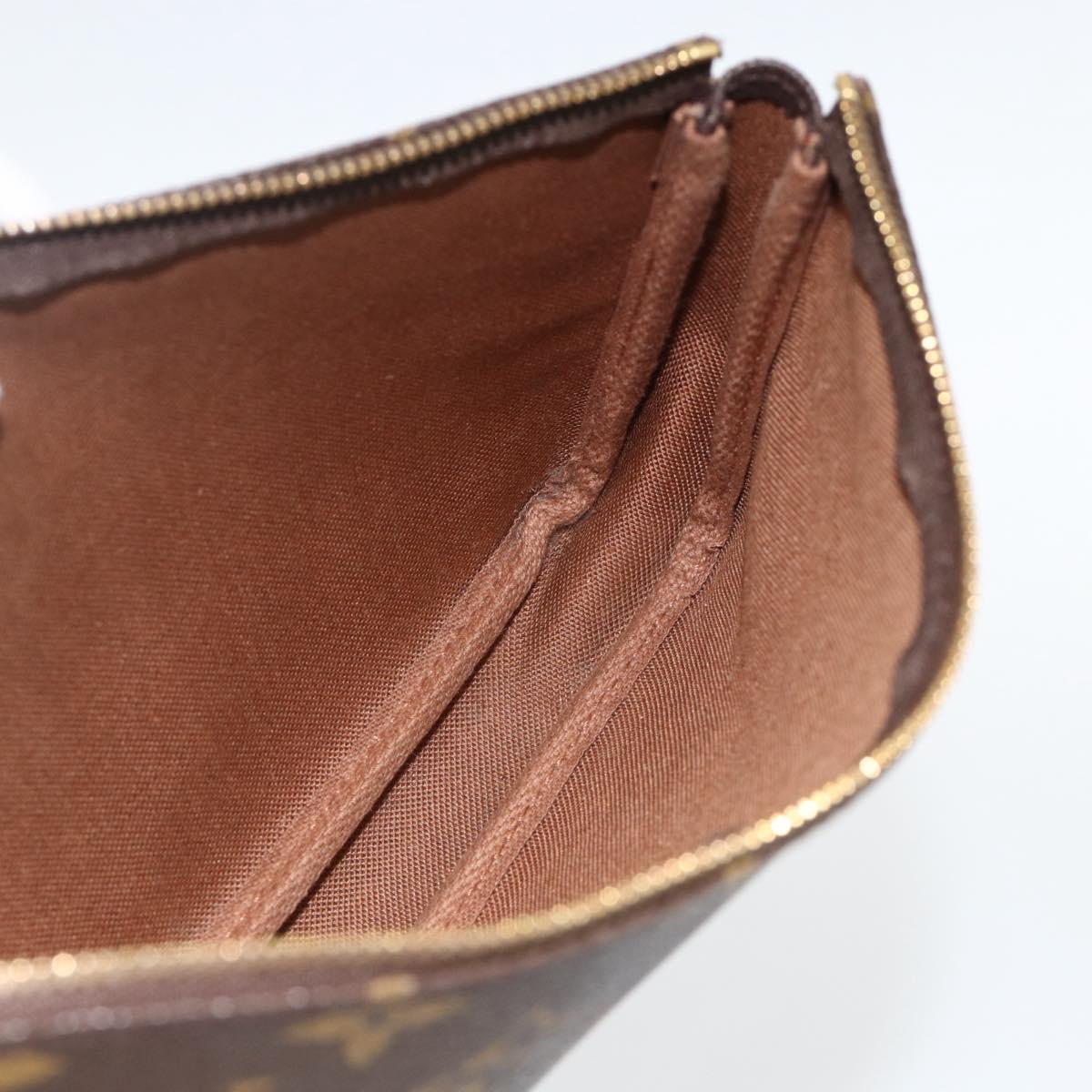 LOUIS VUITTON Monogram Pochette Accessoires Pouch M51980 LV Auth BA11614