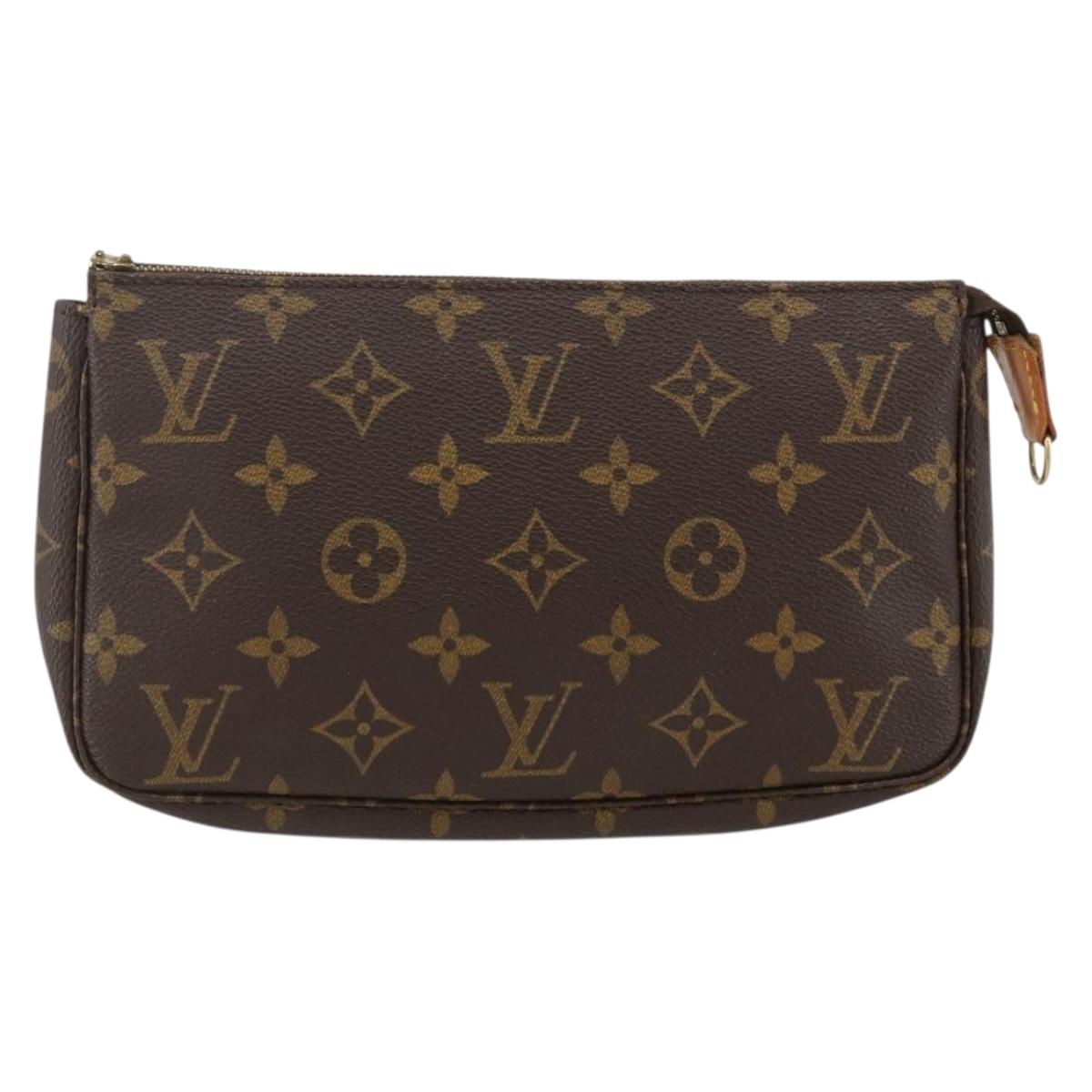 LOUIS VUITTON Monogram Pochette Accessoires Pouch M51980 LV Auth BA11614