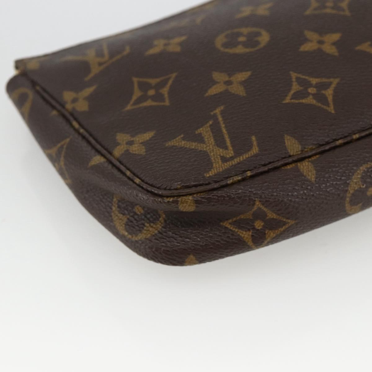 LOUIS VUITTON Monogram Pochette Accessoires Pouch M51980 LV Auth BA11614