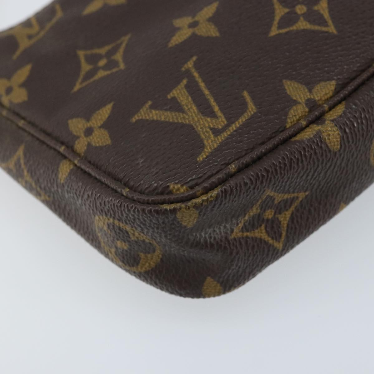 LOUIS VUITTON Monogram Pochette Accessoires Pouch M51980 LV Auth BA11619