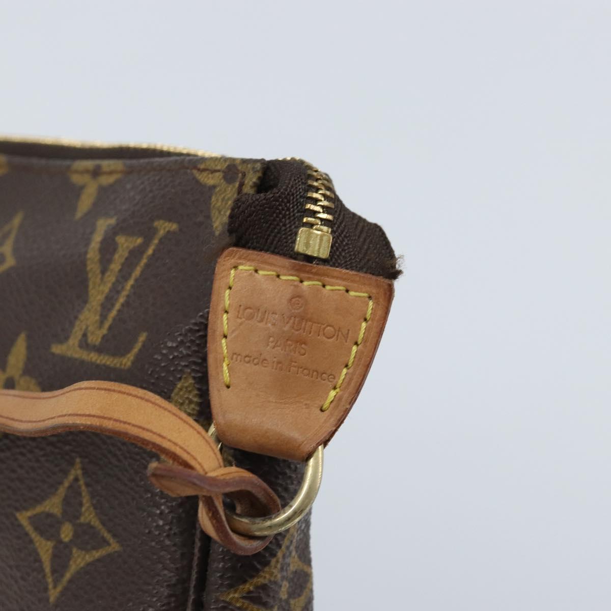 LOUIS VUITTON Monogram Pochette Accessoires Pouch M51980 LV Auth BA11619