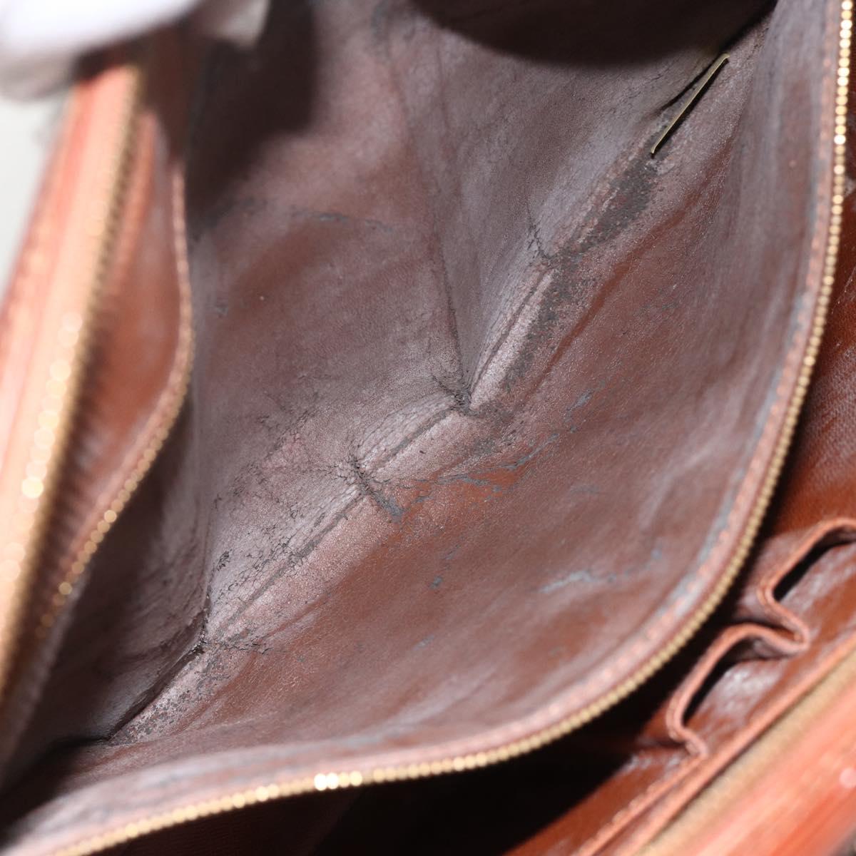 LOUIS VUITTON Epi Porte Documents Voyage Business Bag Brown M54478 Auth BA11658