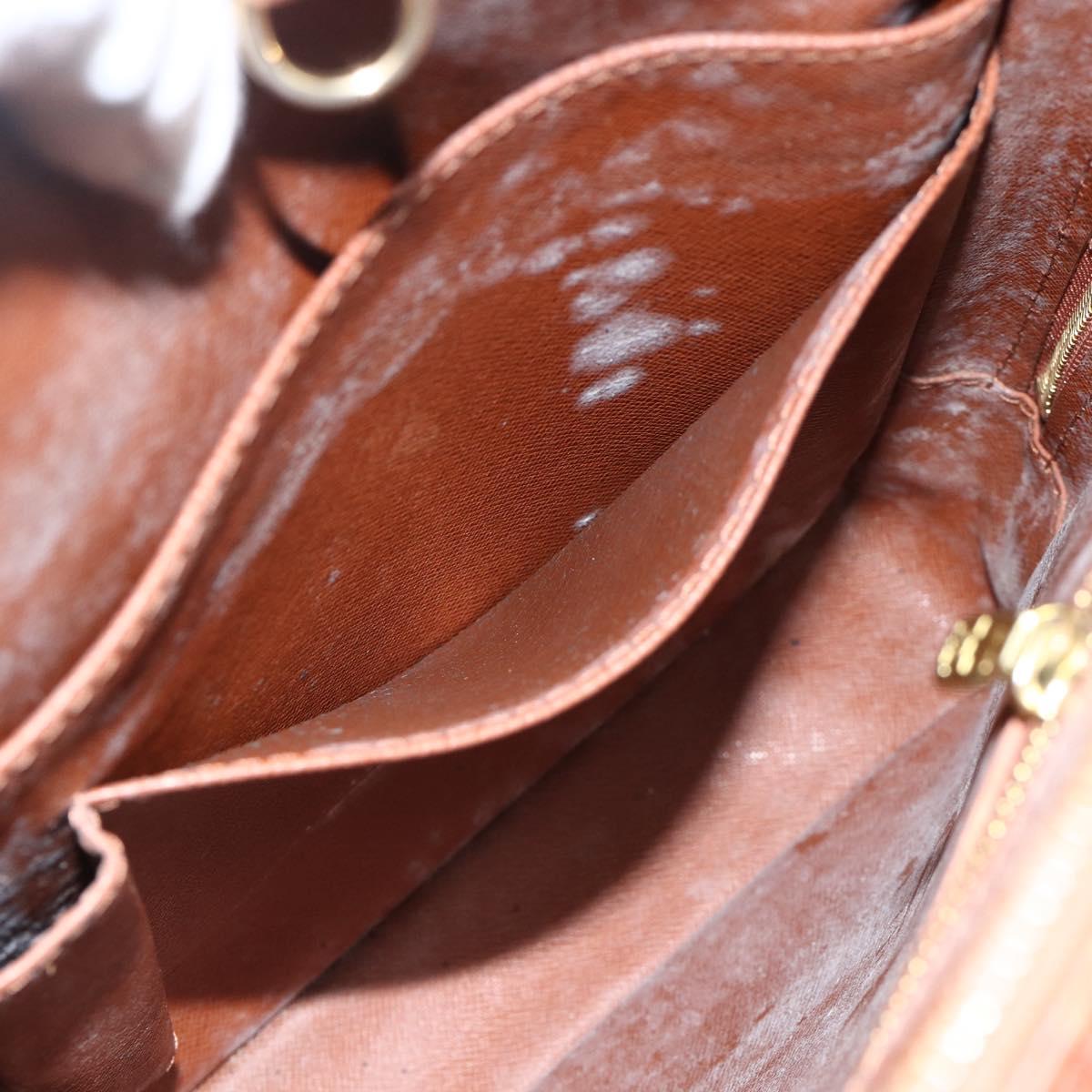 LOUIS VUITTON Epi Porte Documents Voyage Business Bag Brown M54478 Auth BA11658