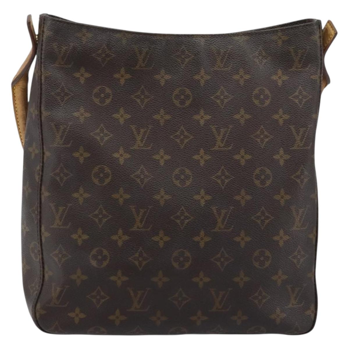 LOUIS VUITTON Monogram Looping GM Shoulder Bag M51145 LV Auth BA11661