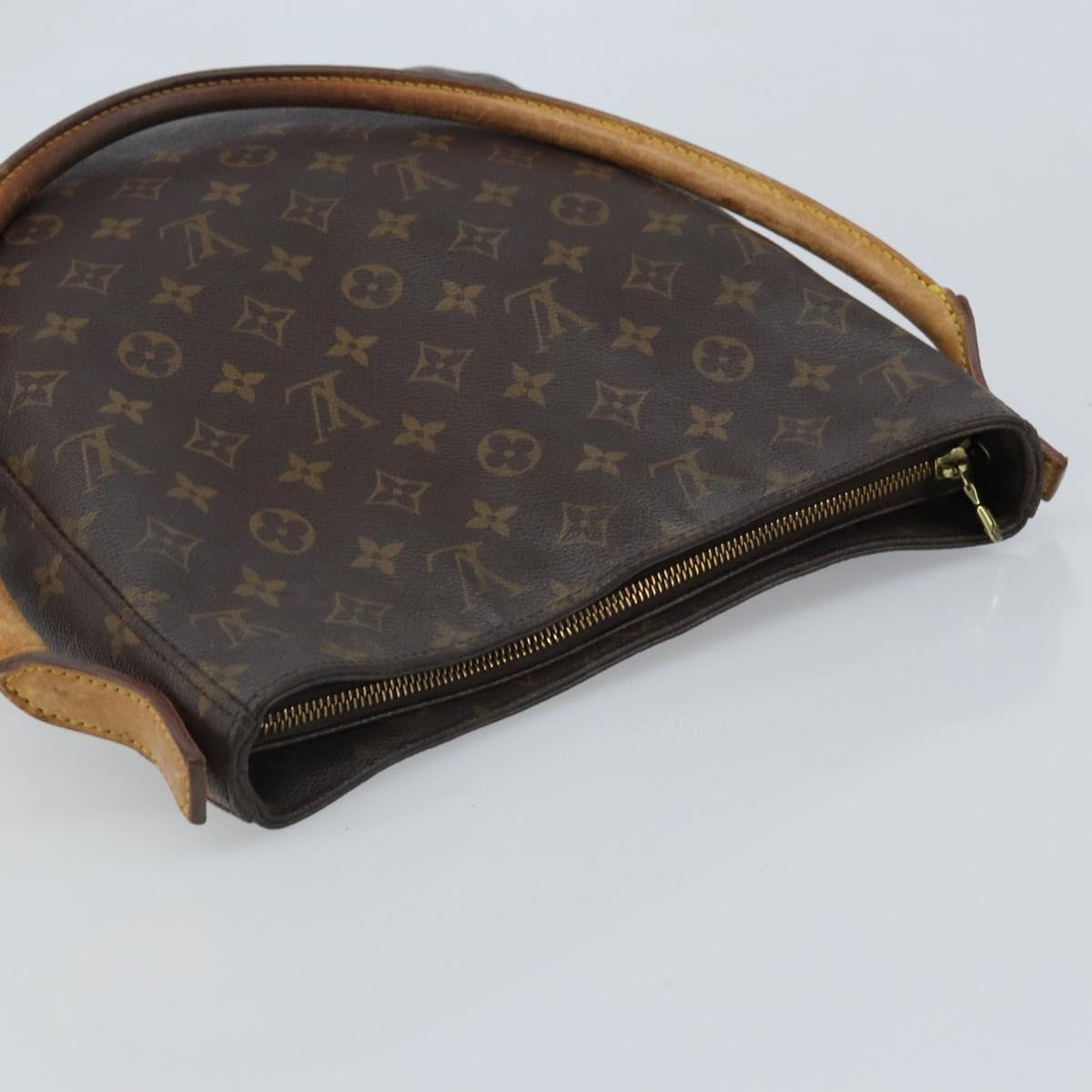 LOUIS VUITTON Monogram Looping GM Shoulder Bag M51145 LV Auth BA11661