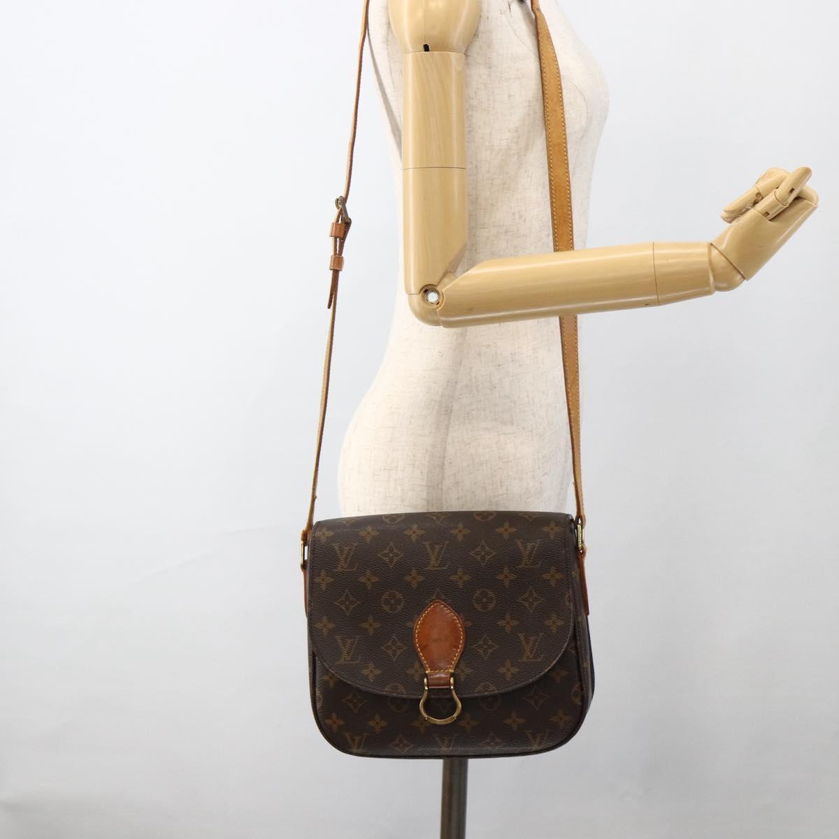 LOUIS VUITTON Monogram Saint Cloud GM Shoulder Bag M51242 LV Auth BA11664