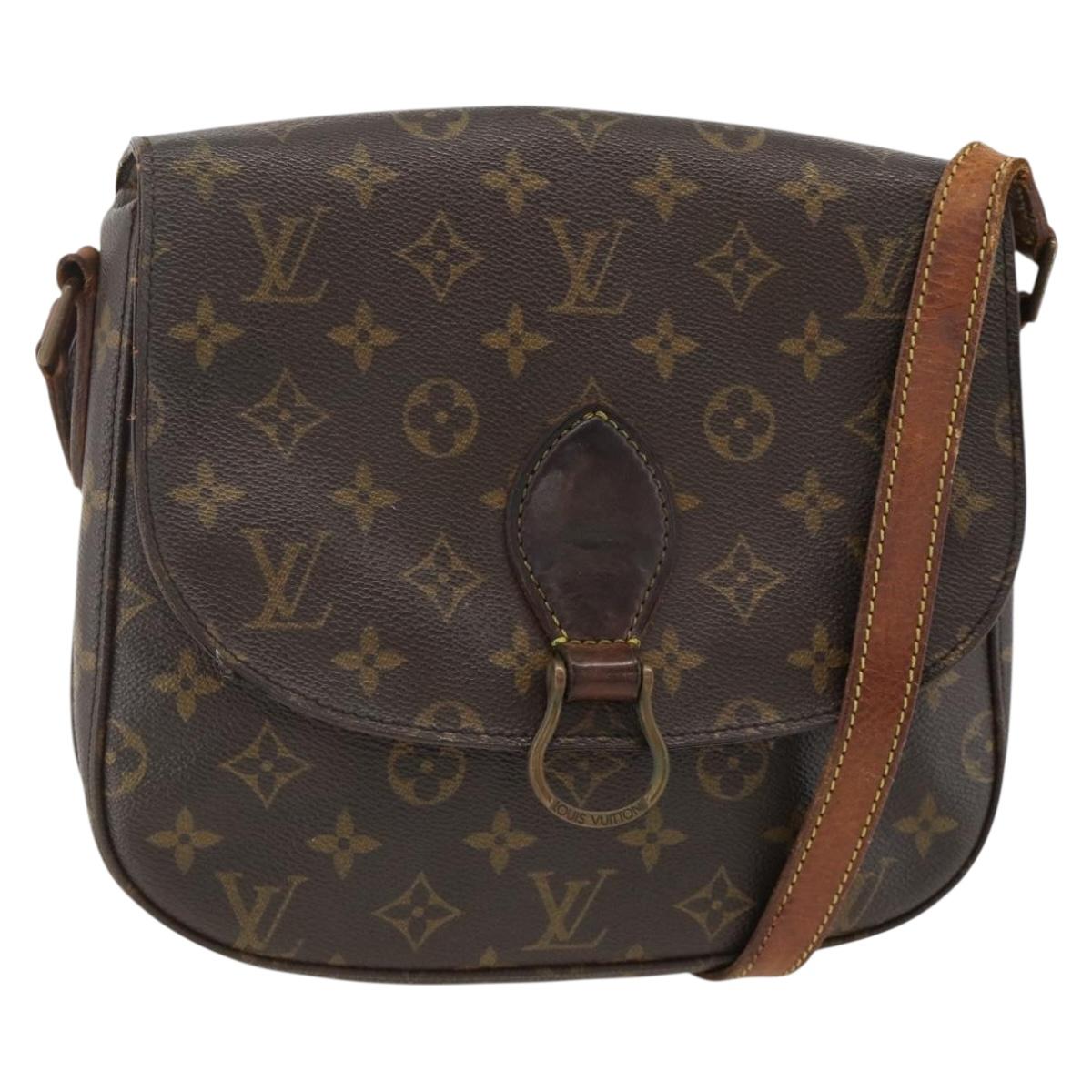 LOUIS VUITTON Monogram Saint Cloud GM Shoulder Bag M51242 LV Auth BA11665