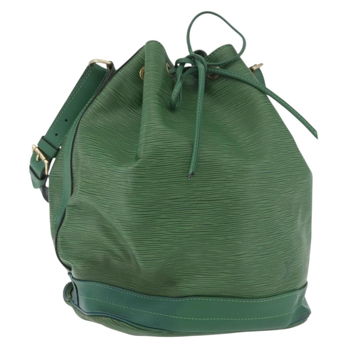 LOUIS VUITTON Epi Noe Shoulder Bag Green M44004 LV Auth BA11687