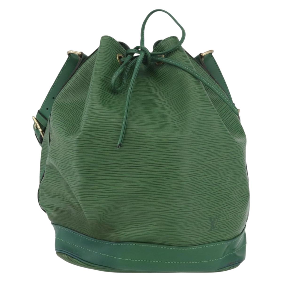 LOUIS VUITTON Epi Noe Shoulder Bag Green M44004 LV Auth BA11687